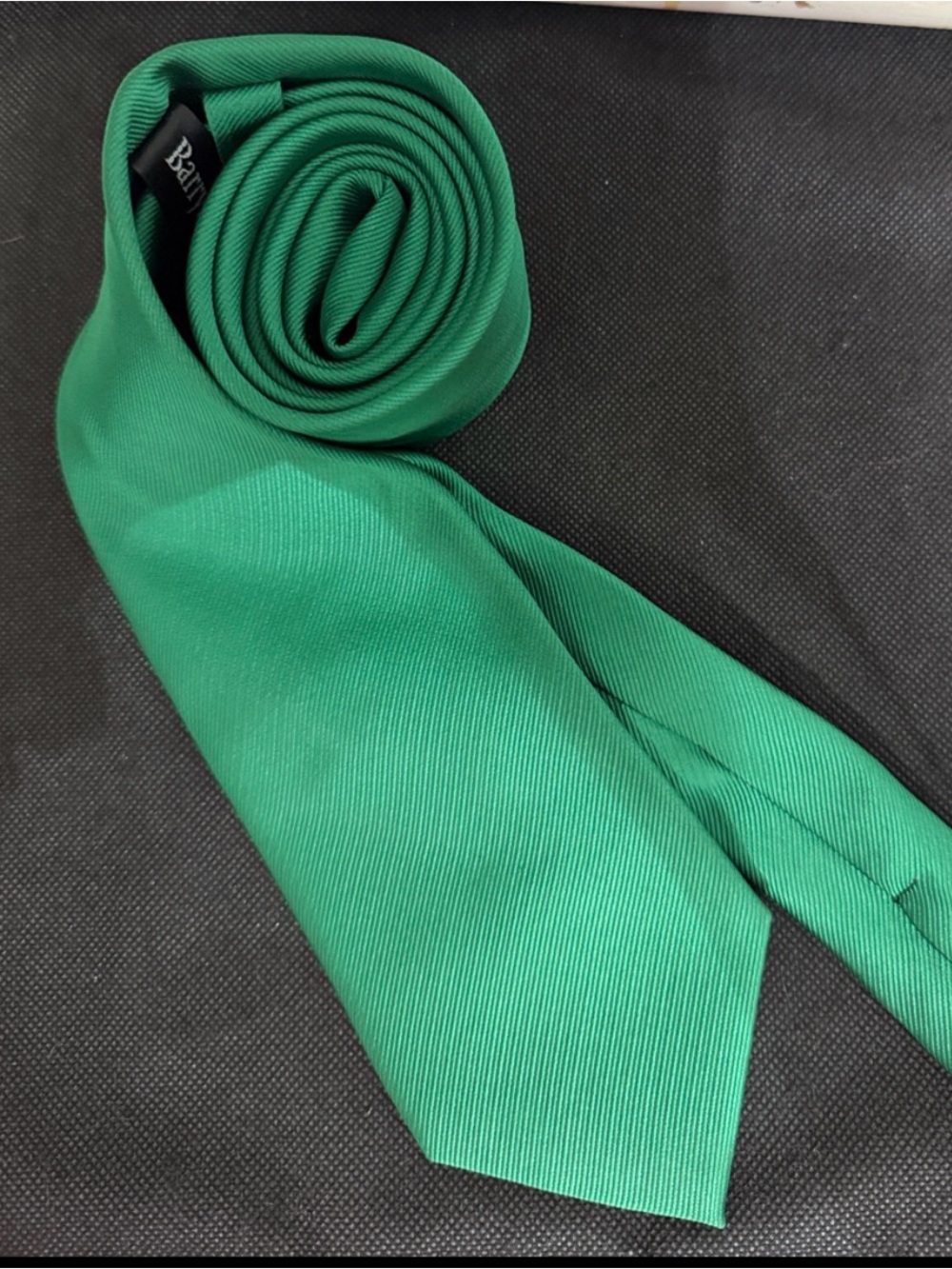 Barry.Wang Plain Men Silk Ties Extra Long Satin Necktie